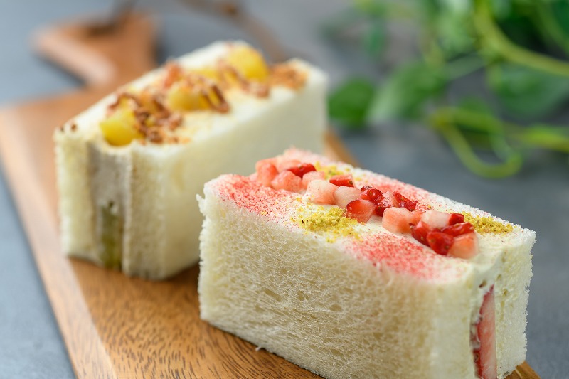 シェフこだわりのフルーツサンド